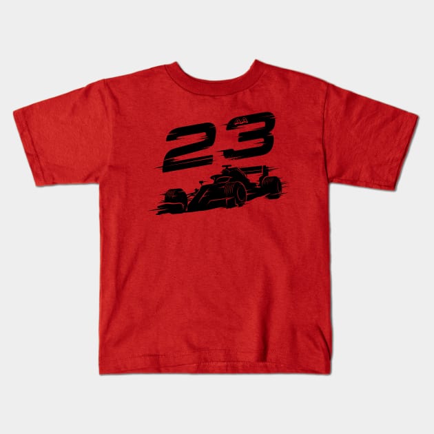 We Race On! 23 [Black] Kids T-Shirt by DCLawrenceUK